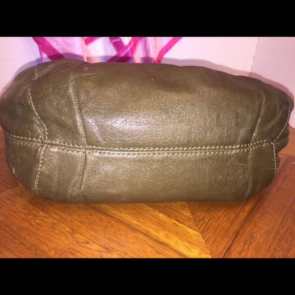 Michael Michael Kors Green Turn-Lock Hobo Bag